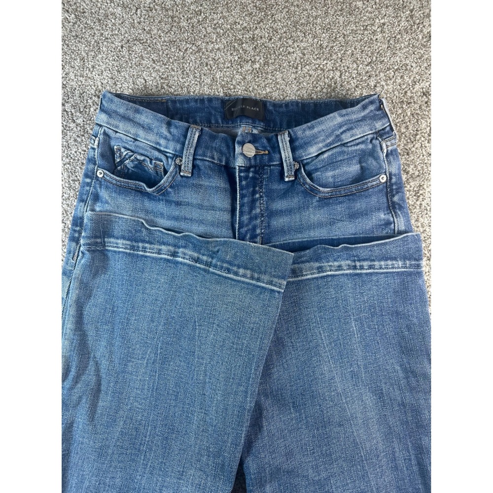 Buckle Black Fit No. 53 Trouser Jeans 26x32 Blue Medium Wash Wide Leg Denim